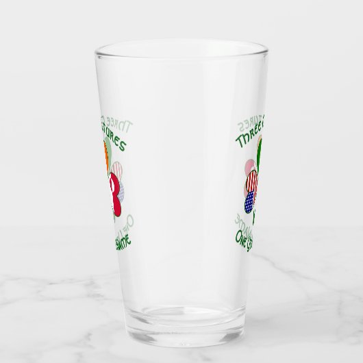 Greenlander Ierse Amerikaanse vlaggen Shamrock Per Glas (Rechts)
