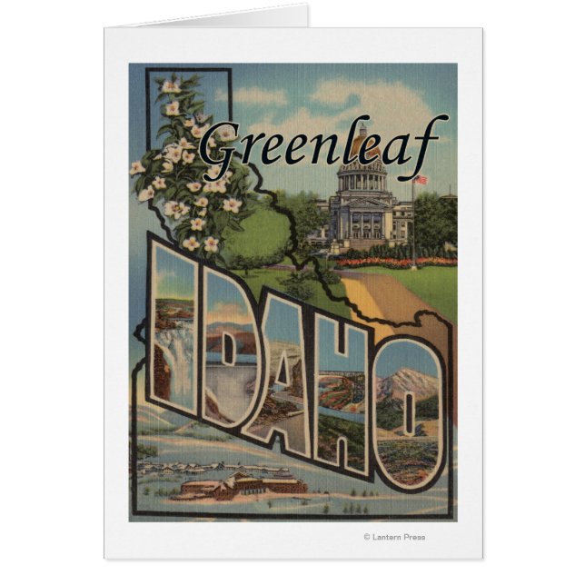 Greenleaf, Idaho - Grote letterscènes (Voorkant)