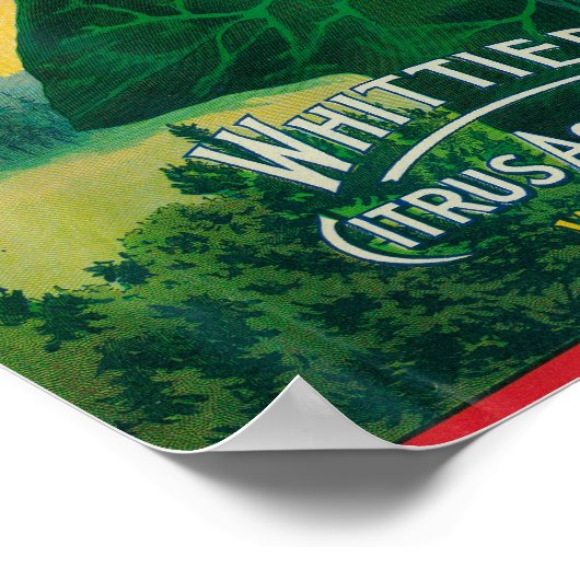 Greenleaf Lemon LabelWhittier, CA Poster (Hoek)