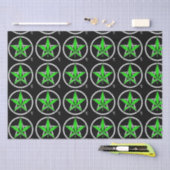 Greenleaf Pentagram-weefselpapier Tissuepapier (Craft)