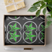 Greenleaf Pentagram-weefselpapier Tissuepapier (Geschenk)