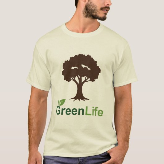 GreenLife Tree Eco Friendly Nature Lover T-Shirt (Voorkant)