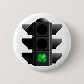 greenlight shamrock. ronde button 5,7 cm (Voorkant)