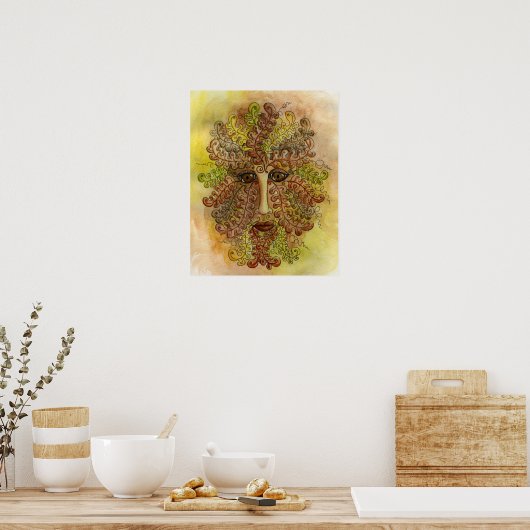 Greenman Autumn Poster (Keuken)