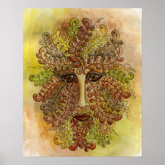 Greenman Autumn Poster (Voorkant)