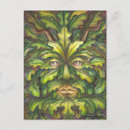 Greenman Briefkaart (Voorkant)