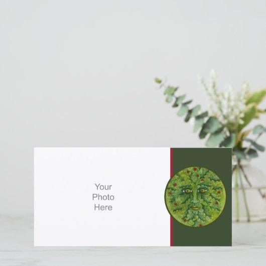 Greenman Holly-fotokaart (Staand voorkant)