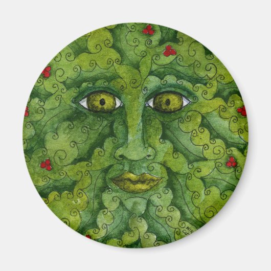 Greenman Holly Magnet (Voorkant)