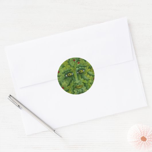 Greenman Holly Sticker (Envelop)