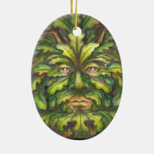 Greenman Keramisch Ornament (Achterkant)