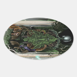 GreenMan Ovale Sticker