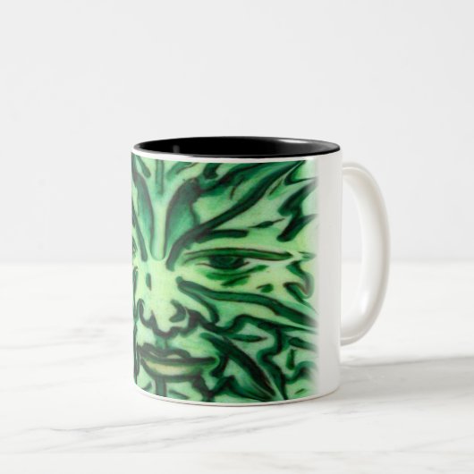 GreenMan Tweekleurige Koffiemok (Voorkant rechts)