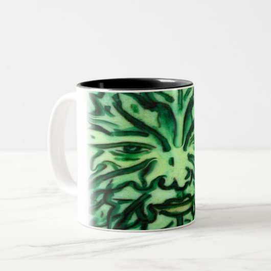 GreenMan Tweekleurige Koffiemok (Voorkant links)