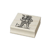 Greenman Woodcut Rubberstempel (Stempel)