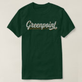 Greenpoint Brooklyn tshirt  Cool Retro New York Ci (Design voorkant)