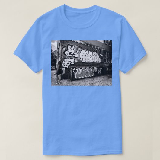Greenpoint Graffiti Brooklyn NYC T-shirt (Design voorkant)