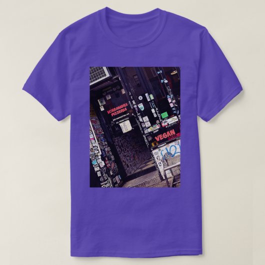 Greenpoint Pizza Brooklyn New York City T-shirt (Design voorkant)