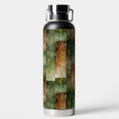 Greens and Brown Paint Wash Waterfles (Achterkant)