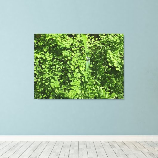 Greens Canvas Afdruk (Insitu (Houten vloer))