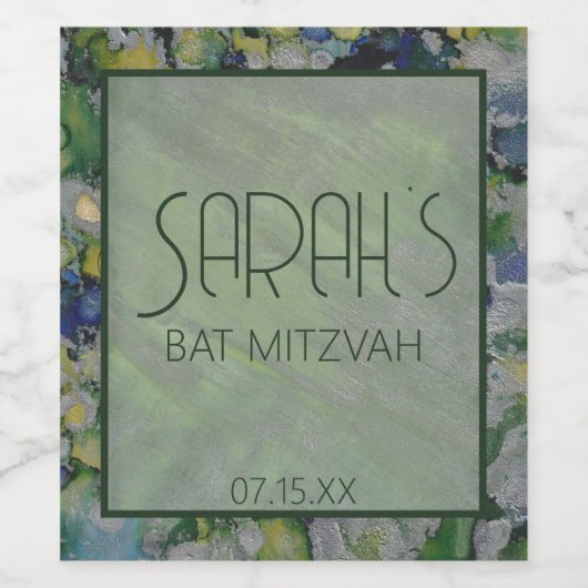 Greens Silvers Wijn Etiket (Enkel label)