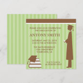 Greens Stripes Afstuderen Kaart (Voorkant / Achterkant)