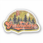 Greensboro, Alabama Sticker (Voorkant)