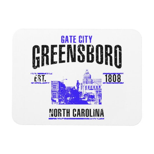 Greensboro Magneet (Horizontaal)