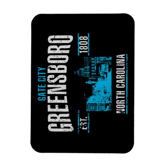 Greensboro Magneet (Verticaal)