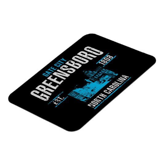 Greensboro Magneet (Linkerzijde)