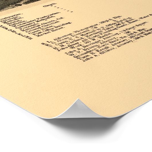 Greensboro, NC Panoramic Map - 1891 Poster (Hoek)