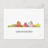 GREENSBORO, NC WB1 BRIEFKAART (Voorkant)