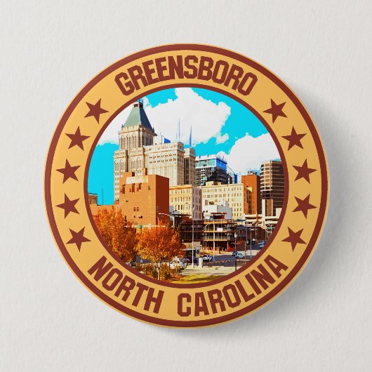 Greensboro Ronde Button 7,6 Cm (Voorkant)