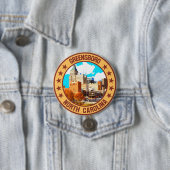 Greensboro Ronde Button 7,6 Cm (In situ)