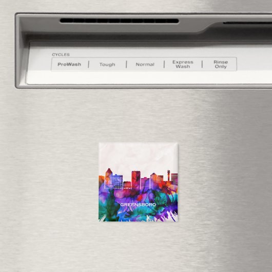 Greensboro Skyline Magneet (Insitu (Vaatwasser))