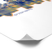 Greensboro Skyline Poster (Hoek)