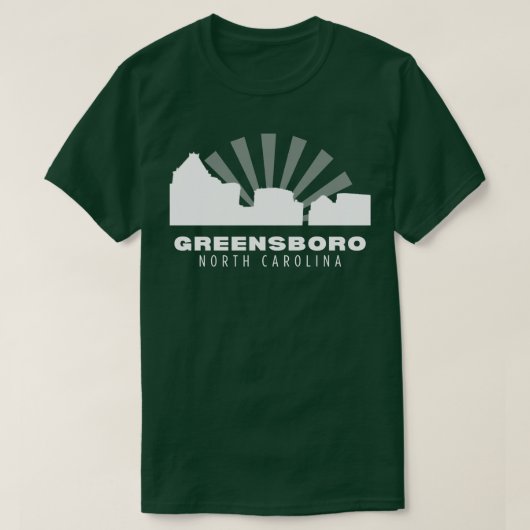 Greensboro Skyline T-shirt (Design voorkant)