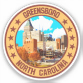 Greensboro Sticker (Voorkant)