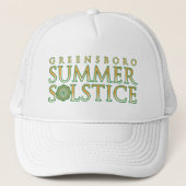 Greensboro Zomer Solstice Eenvoudige aandenken Trucker Pet (Voorkant)