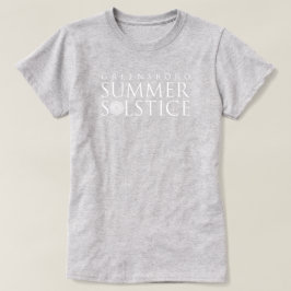 Greensboro Zomerzonnewende Eenvoudig Gehecht Grijs T-shirt