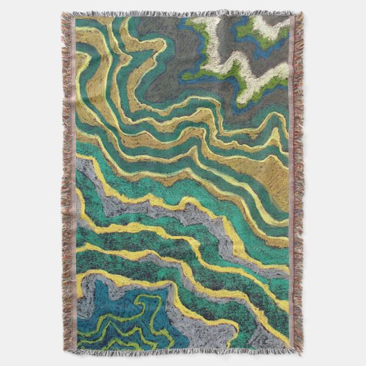 Greenscape Throw Blanket Deken (Voorkant Verticaal)