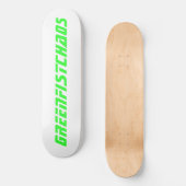 GREENSKATECHAOS PERSOONLIJK SKATEBOARD (Voorkant)