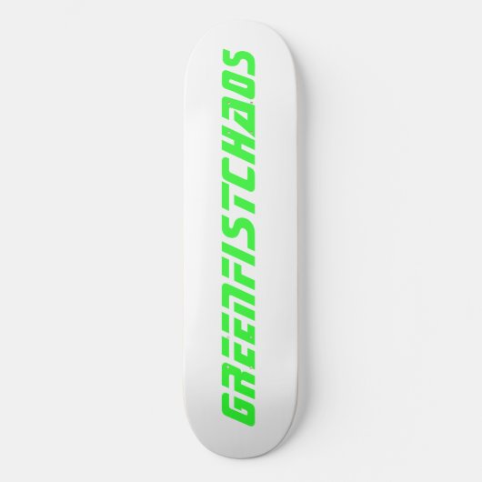 GREENSKATECHAOS PERSOONLIJK SKATEBOARD (Voorkant)