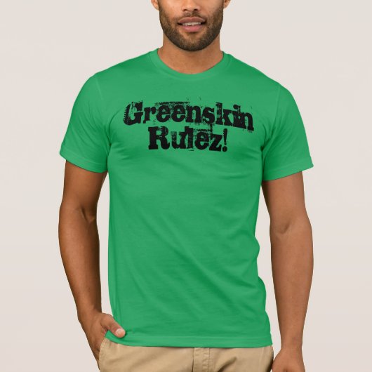 Greenskin Rulez. T-shirt (Voorkant)