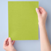 GreenSolidPaper LIGHT LEMON GROEN VASTE KLEUR TERU Flyer (Hand)