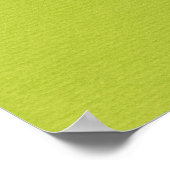 GreenSolidPaper LIGHT LEMON GROEN VASTE KLEUR TERU Poster (Hoek)