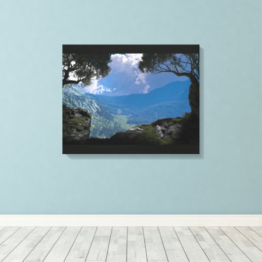 Greenvale Canvas Afdruk (Insitu (Houten vloer))