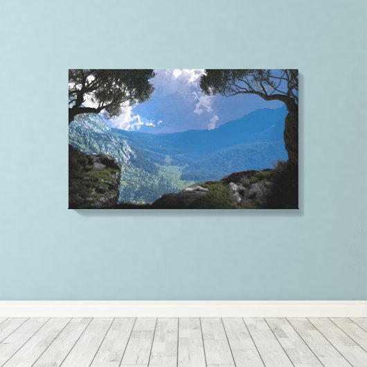 Greenvale Canvas Afdruk (Insitu (Houten vloer))