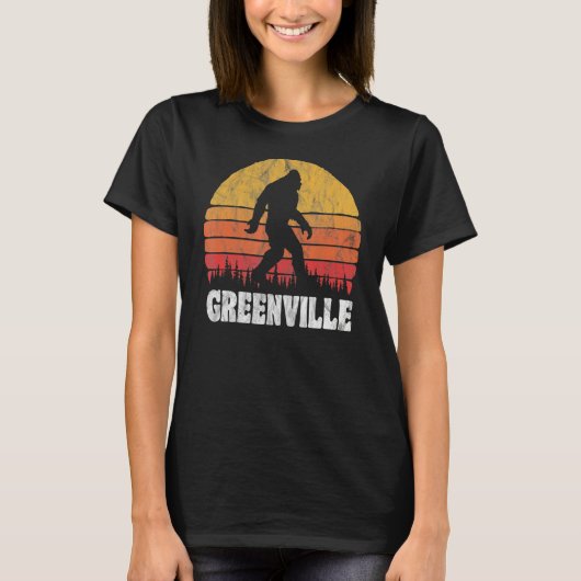 Greenville  80 Bigoot Retro Sunset T-shirt (Voorkant)