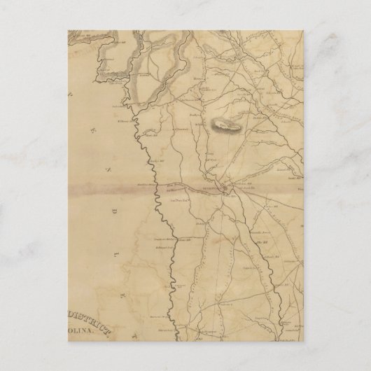 Greenville District, South Carolina Briefkaart (Voorkant)