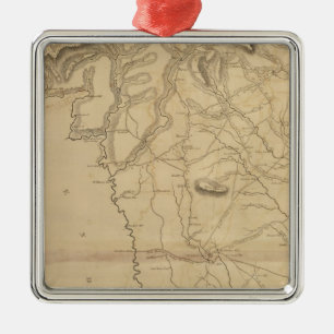 Greenville District, South Carolina Metalen Ornament